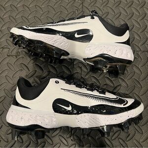 Nike Alpha Huarache Elite 4 Low MCS ‘White Black’ FD6255-108 Size 7.5